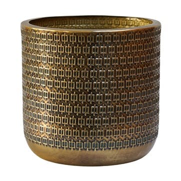 Solis Planter D25cm, Gold