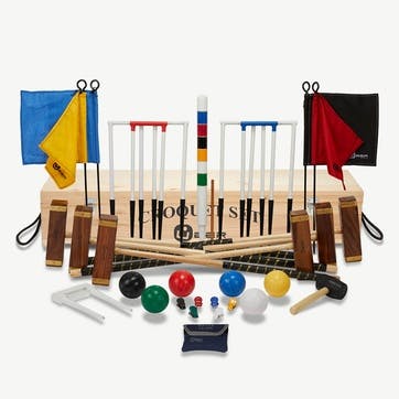 Championship 6 Player Croquet Set with Wooden Box