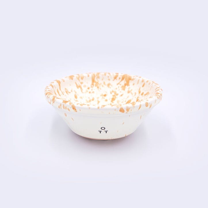 Splatter Nut Bowl D12cm, Burnt Orange