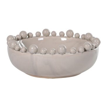 Bowl, H15 x Dia38cm, Luna Home, cream