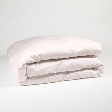 The Edged 300 Thread Count Oxford Border Duvet Cover King, Dusky Pink