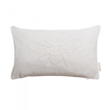 Cushion, 30 x 50cm, Sophie Allport, Bees, white