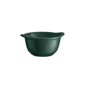 Ceramic Gratin Bowl, 14cm, Cedar Green