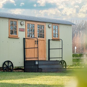 South Lytchett Manor Two Night Shepherds Hut Glamping Break in a for Two, Dorset