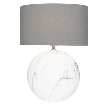 Crestola Marble Effect Ceramic Table Lamp - Large