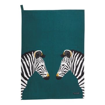 'Zebra' Scene Tea Towel