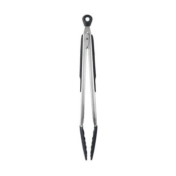 Locking tongs with silicone heads, 12", OXO