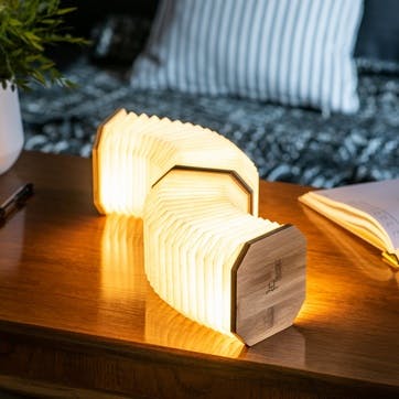 Smart Accordion Lamp, Walnut