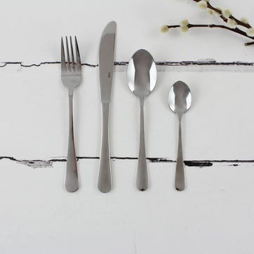16 Piece Childrens Kids Stainless Steel Windsor Cutlery Set Spoon Fork Knife