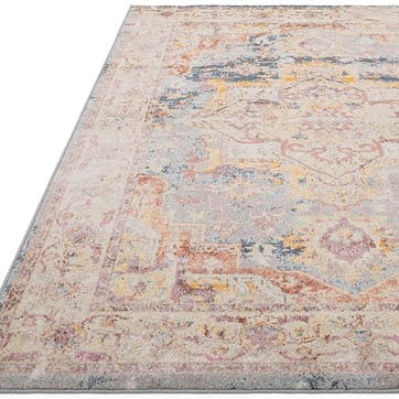 Flores azin classic persian medallion rug 200 x 290cm, Multi