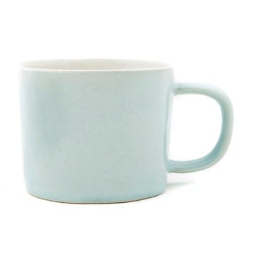 Set of 4 mugs, L8 x D11.5 x H6.5cm, Quail's Egg, pale blue