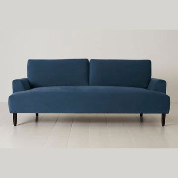 Model 05 3 Seater Velvet Sofa, Teal