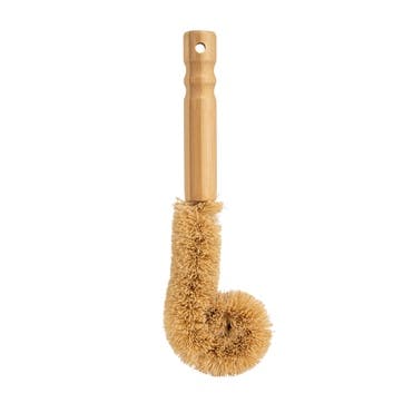 Bamboo & Coconut Fibre Bottle Brush, Natural