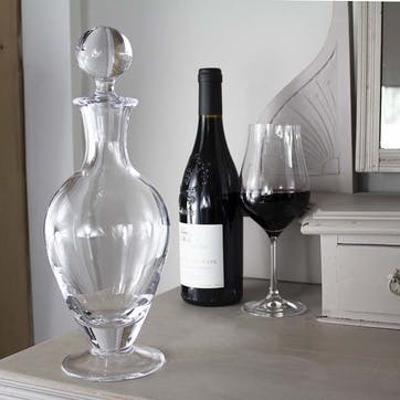 Classic Footed Wine Decanter 800ml, Clear