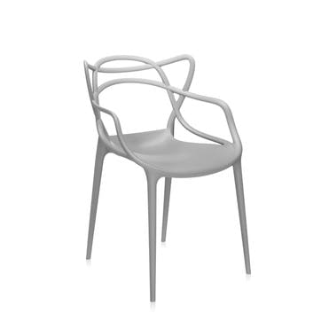 Masters, Pair of Dining Chairs, Grey