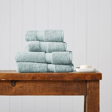 Christy Renaissance Bath Towel, Eggshell Blue