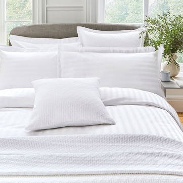 Adan Duvet Cover Double , White