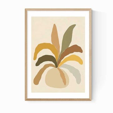 Alisa Galitsyna Pastel Plant Print, Natural