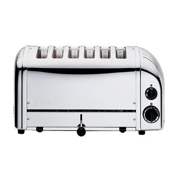 Classic Vario 6 Slot Toaster, Polished