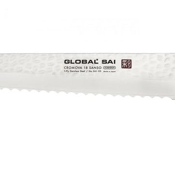 Sai Bread Knife 23cm, Silver