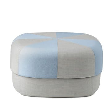 Circus Pouf H35 x D65cm, Light Blue