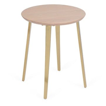 Crawford Side Table H52 x W42cm, Light Oak