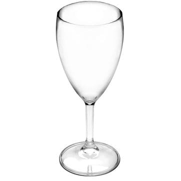 Acrylic Wine Glass 385ml, Clear