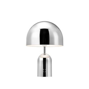 Bell Portable Lamp H28cm, Silver