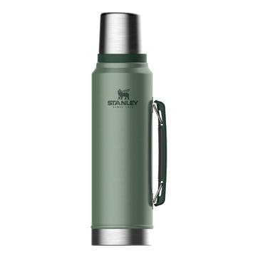 Vacuum Bottle, 1 Litre, Classic, Green