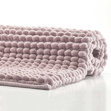 Axel Bath mat, 60 x 60cm, Dusty pink