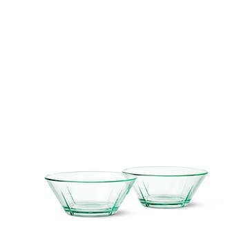 Grand Cru Set of 2 Bowls D15cm, Recycled Glass