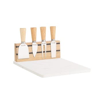 5 Piece Cheese Serving Set , Multi