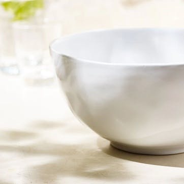 Portobello Salad Bowl, White