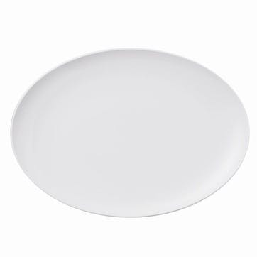 Loft, Oval Platter, 34cm, White