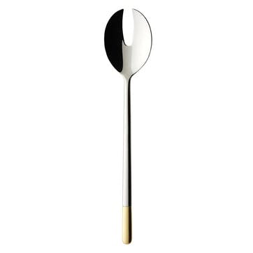 Salad serving fork, Villeroy & Boch, Ella, stainless steel with partial gold plate