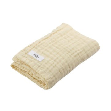 Gauze Fine Hand Towel 60 x 100 cm, Pale Yellow