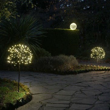 Dandelion Outdoor Light H100cm, Black