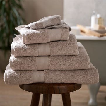 Egyptian Cotton Face Cloth 30 x 30cm , Oatmeal