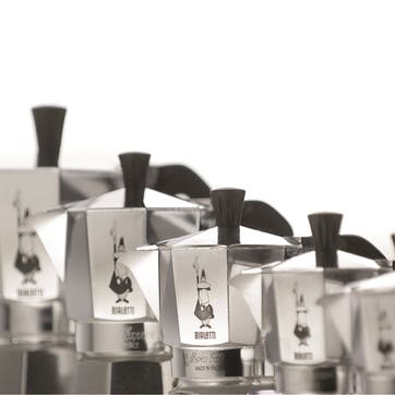 Moka Express Espresso Maker, 4 Cup, Silver