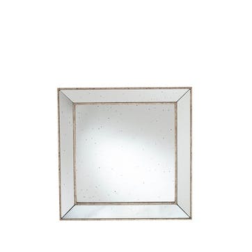Square Mirror H50 x W50cm, Antique Gold