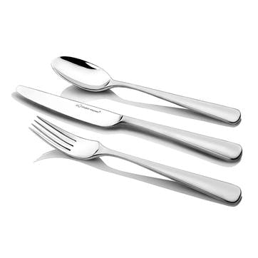 Mahogany Satin 24 Piece Cutlery Set