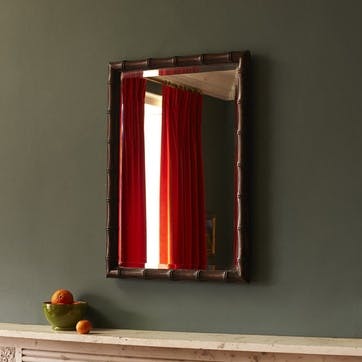 Baloo Mirror 69.5 x 49.5cm, Ebony