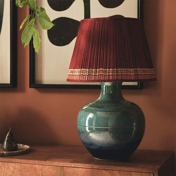 Asteria Table Lamp H49cm, Marine Blue