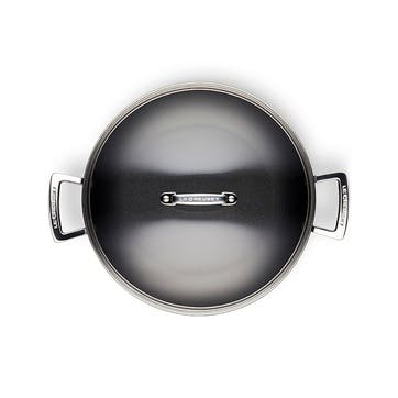 Toughened Non-Stick Shallow Casserole With Lid - 30cm