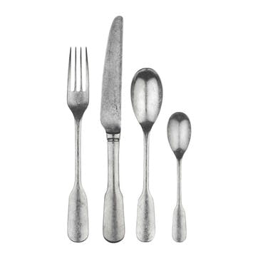 42 piece cutlery set, Charingworth, Fiddle, vintage satin