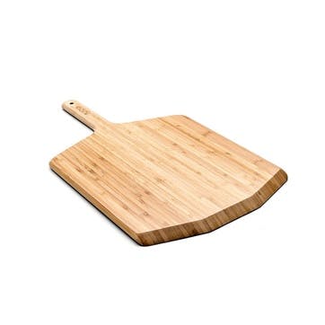 14" Bamboo Pizza Peel & Serving Board