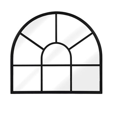 Fulbrook Arched Wall Mirror H80cm, Black