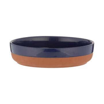 World Foods Tapas Dish H5 x W21  x L21, Navy