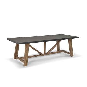 Chilford Dining Table, Grey & Natural