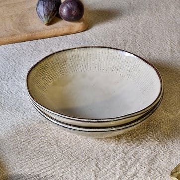 Malia Bowl D19.5cm, Cream